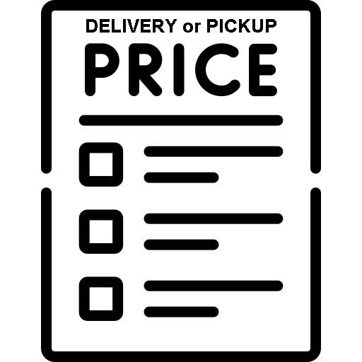 Delivery and Wood Yard Pickup Price List